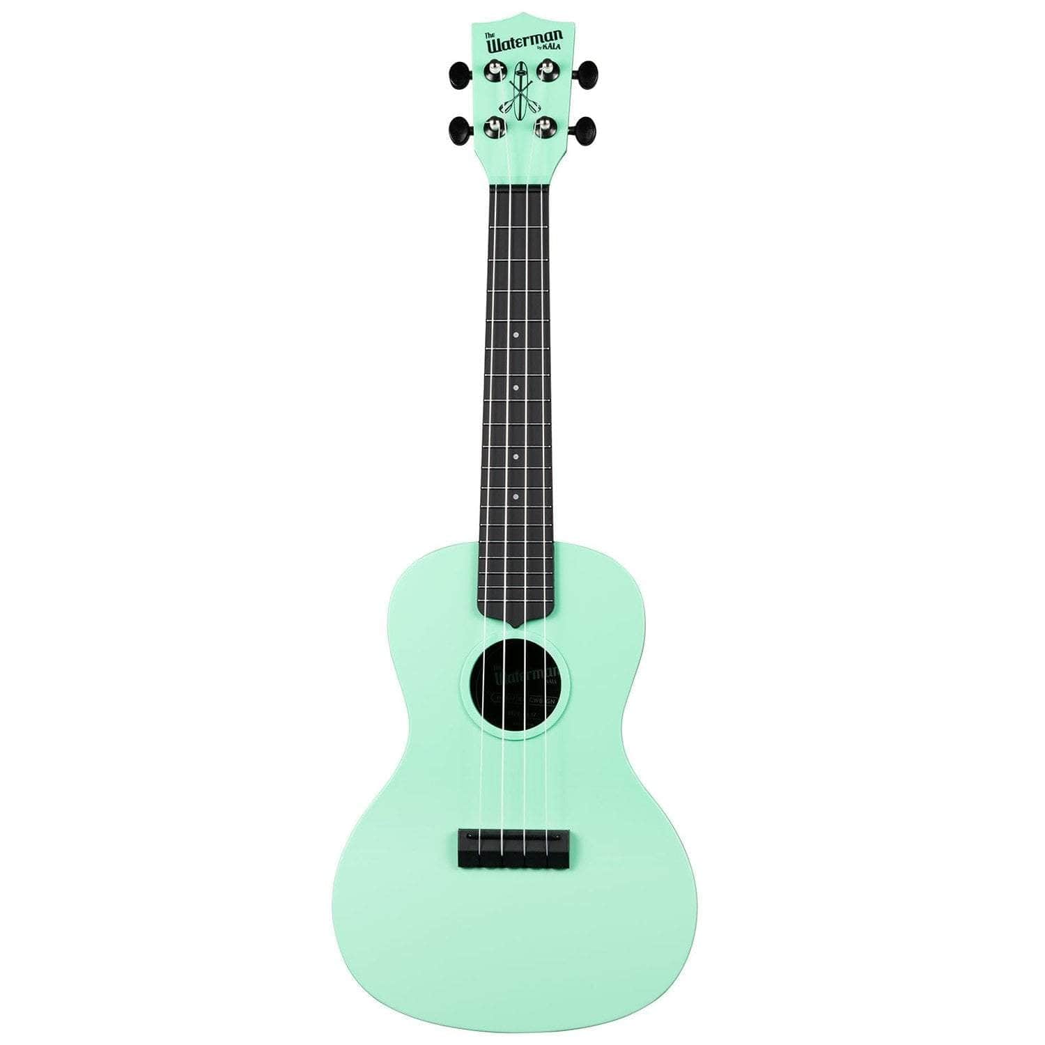 kala concert ukuleles kala ka-cw-bgn sea foam green concert waterman ukulele