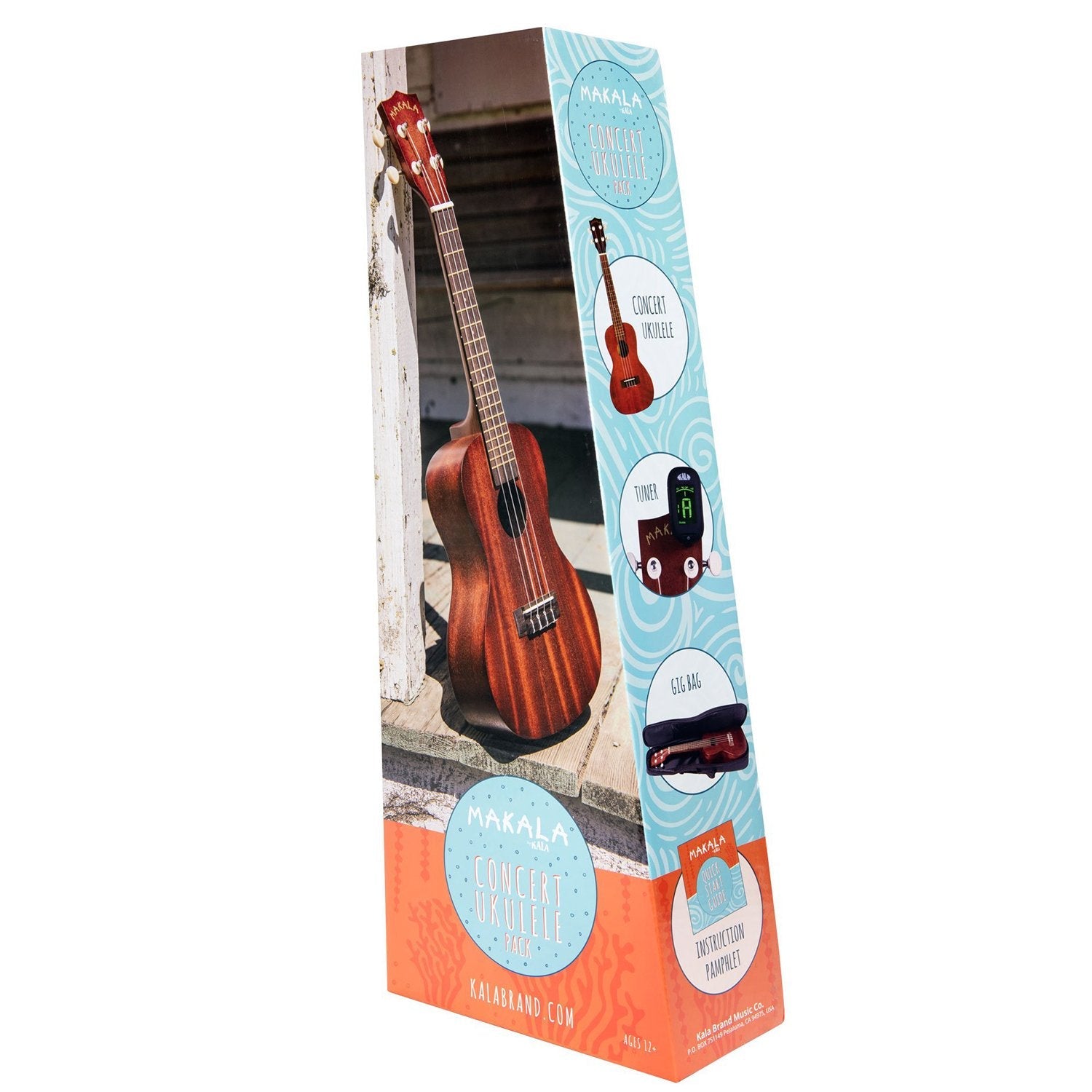 kala concert ukuleles kala mk-c pack makala concert ukulele pack