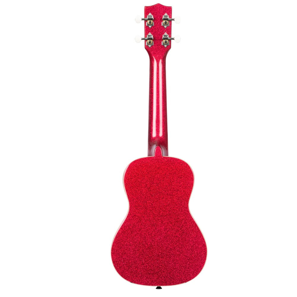 Kala Concert Ukuleles Kala Ritzy Red Sparkle Concert Ukulele