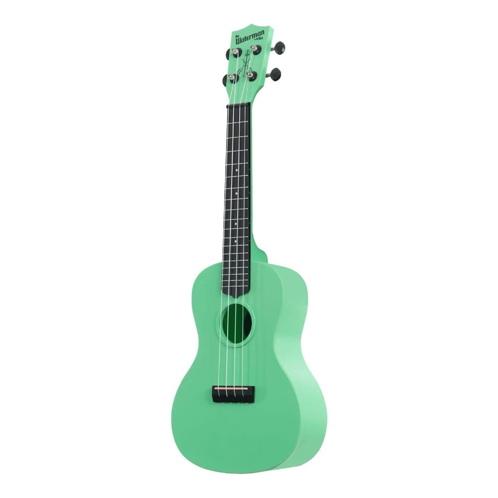 kala concert ukuleles sea foam green kala ka-wms-gn-c waterman concert ukulele with bag - sea foam green