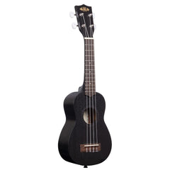 Kala Soprano Ukuleles Kala KA-15S Black Satin Mahogany Soprano Ukulele - Black