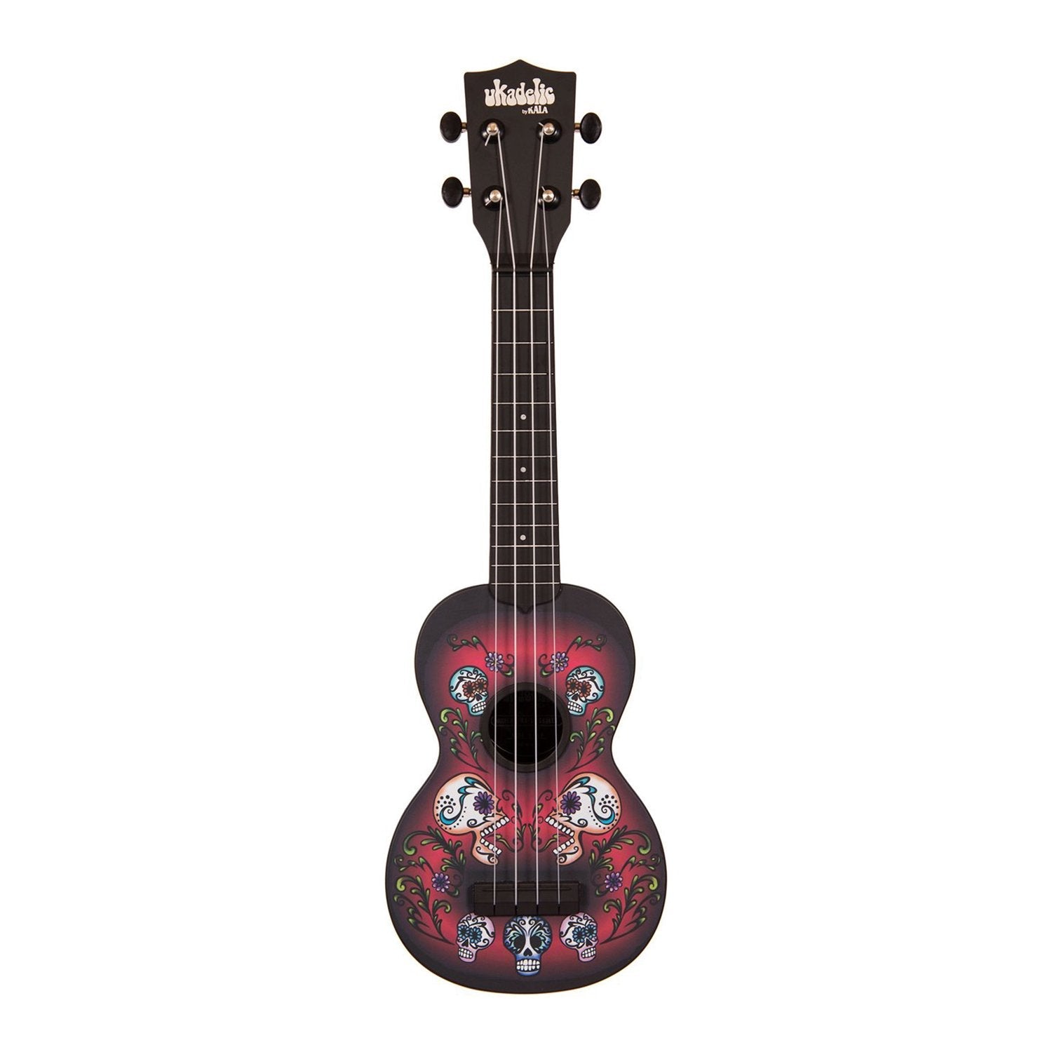 kala soprano ukuleles kala ka-su-skulls sugar skulls soprano ukadelic ukulele