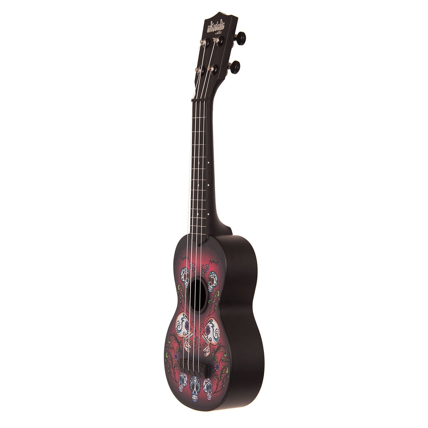 kala soprano ukuleles kala ka-su-skulls sugar skulls soprano ukadelic ukulele