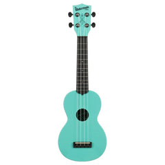 Kala Soprano Ukuleles Kala KA-SWG-BL Glow In The Dark Aqua Matte Waterman Soprano Ukulele
