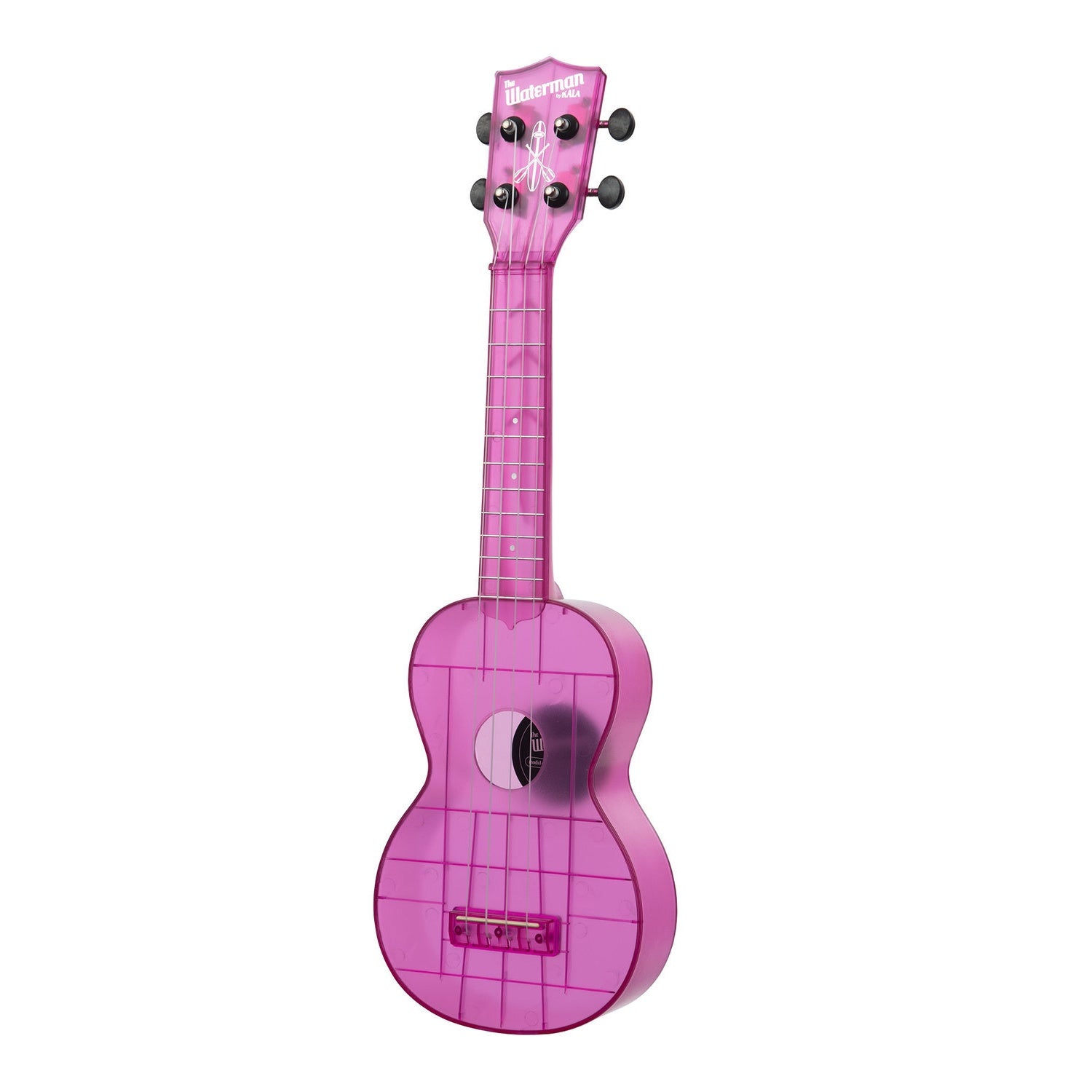 Kala Soprano Ukuleles Kala KA-WMT Transparent Waterman Soprano Ukulele with Bag #color_amethyst-purple