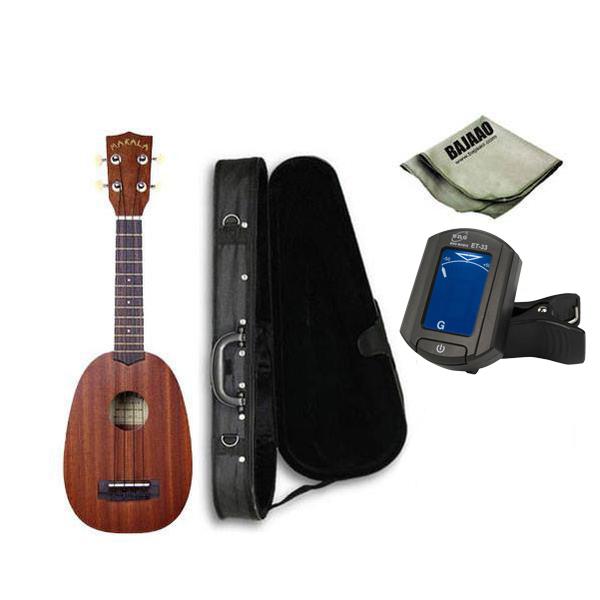 kala soprano ukuleles kala makala mk-p pineapple soprano deluxe ukulele bundle
