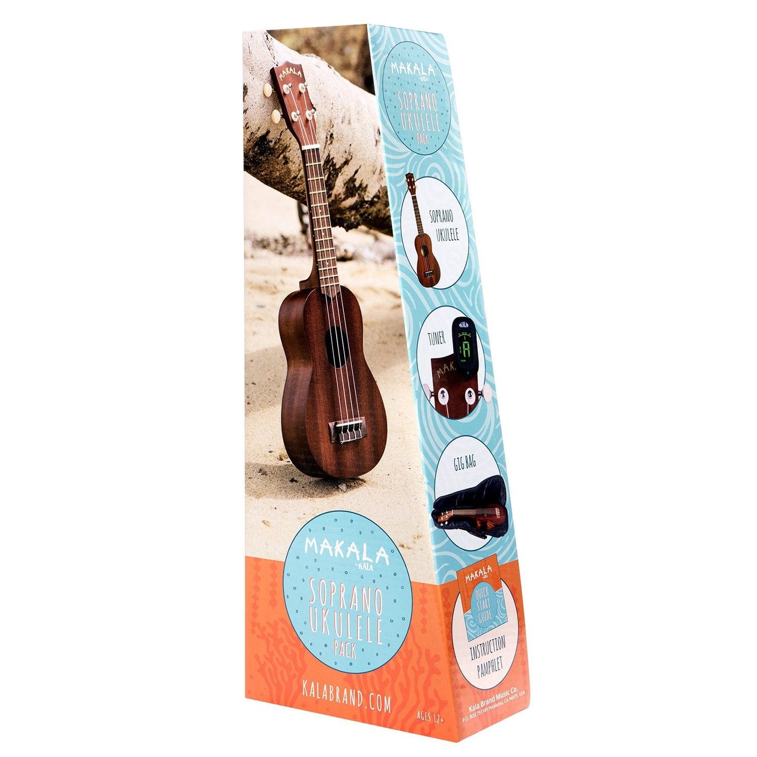 kala soprano ukuleles kala mk-s makala soprano ukulele pack