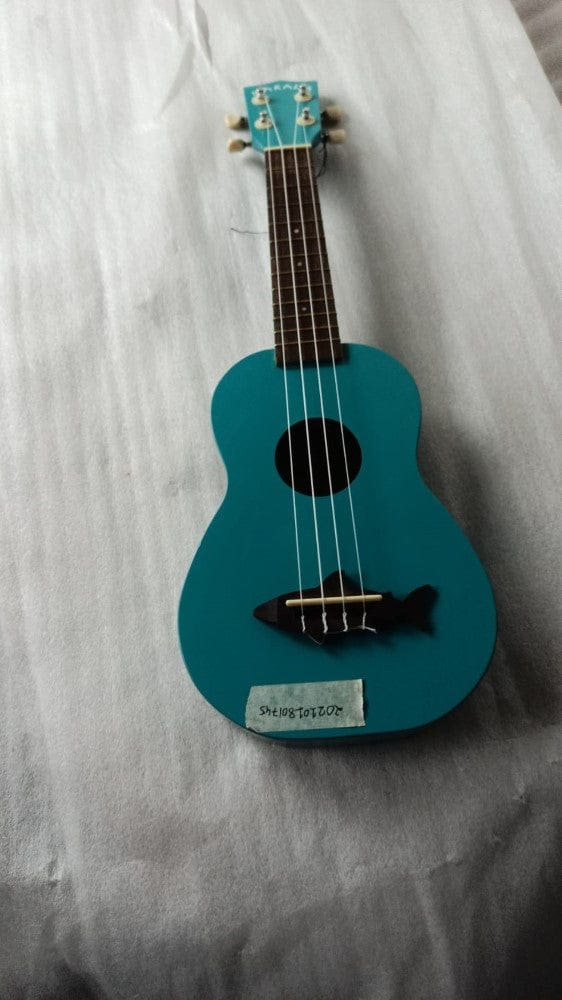 kala soprano ukuleles kala mk-ss makala soprano ukulele-vintage satin finish- blue - open box b stock