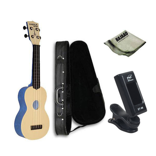 kala soprano ukuleles kala mk-swt makala waterman soprano deluxe ukulele bundle