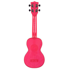 Kala Soprano Ukuleles Kala SWF-PK Soprano Waterman Ukulele - Fluorescent Watermelon Pink