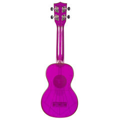 Kala Soprano Ukuleles Kala Waterman SWF-PL Soprano Fluorescent Purple Grape Ukulele