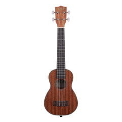 Kala Soprano Ukuleles Natural Kala KA-SLNG Gloss Mahogany Long Neck Soprano Ukulele