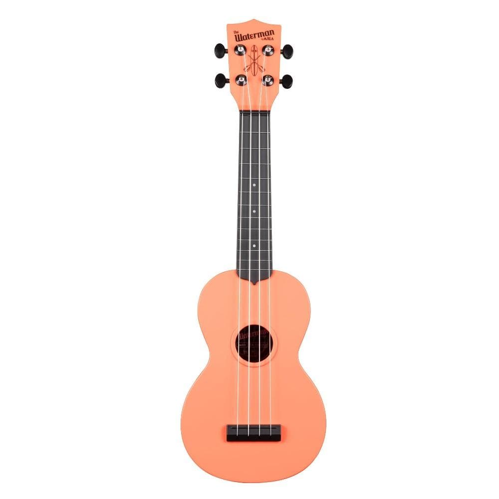 kala soprano ukuleles tomato red matte kala ka-swb waterman soprano ukulele with bag