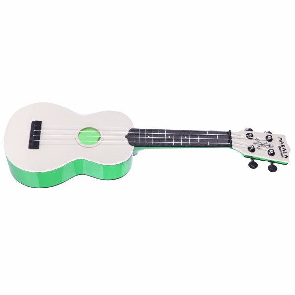 kala soprano ukuleles translucent green kala mk-swt makala waterman soprano ukulele #size_translucent-green