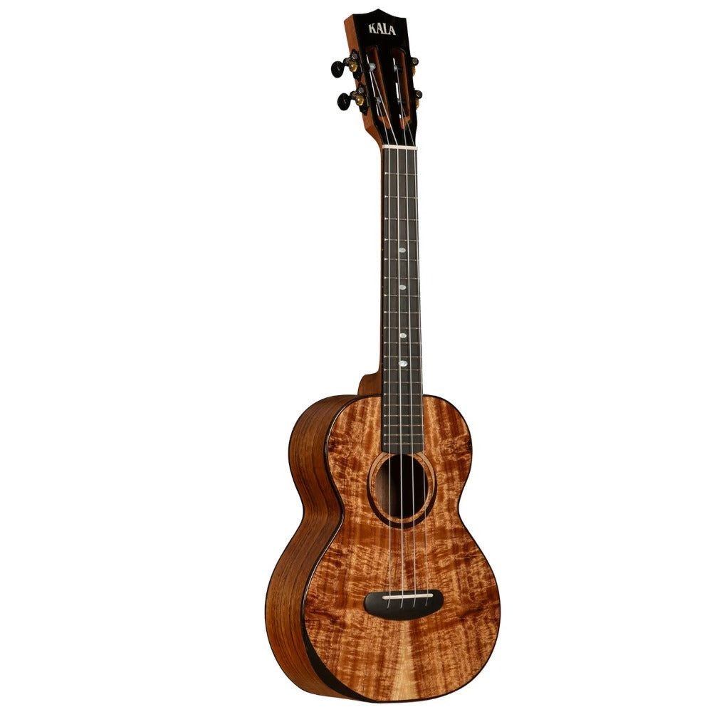 Kala Tenor Ukuleles Kala Contour Solid Gloss Acacia Tenor Ukulele with Bag