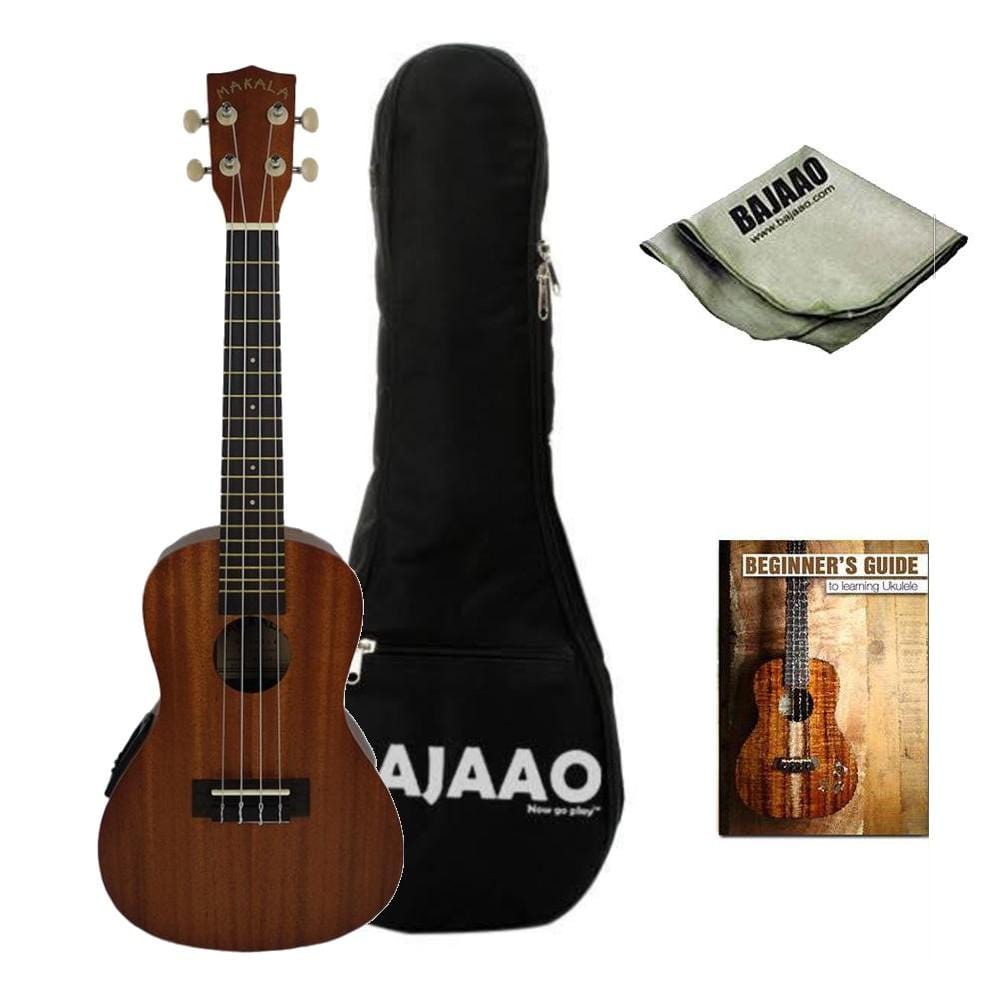 kala ukulele bundles kala makala mk-ce electro-acoustic concert ukulele bundle