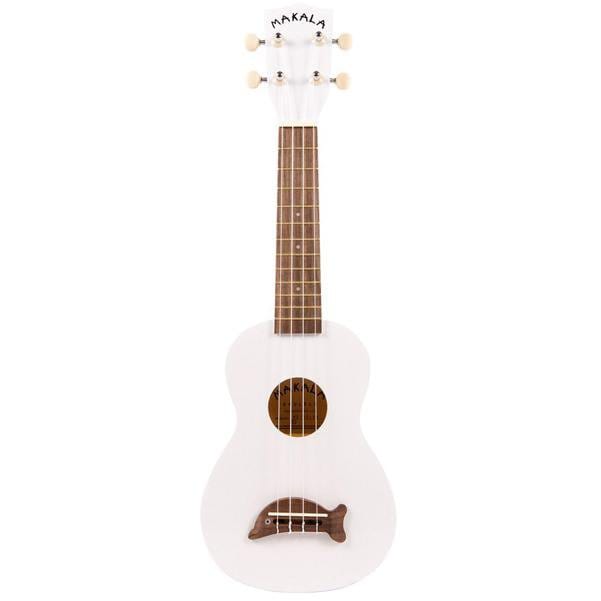 kala ukulele bundles kala mk-sd makala soprano ukulele with bajaao ub-s gig bag #color_pearl-white