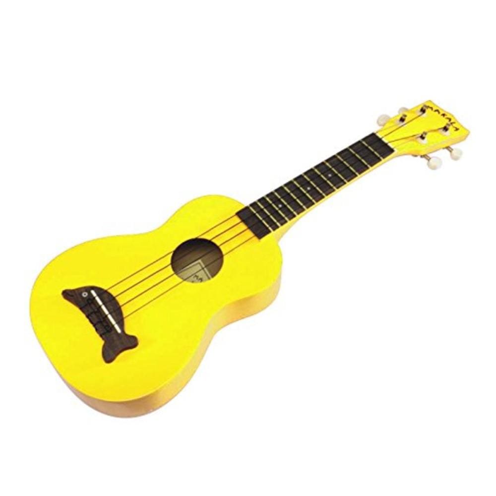kala ukulele bundles kala mk-sd makala soprano ukulele with bajaao ub-s gig bag #color_yellow