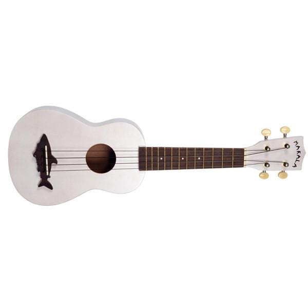 kala ukulele bundles kala mk-ss makala soprano ukulele with bajaao ub-s gig bag #color_great-white