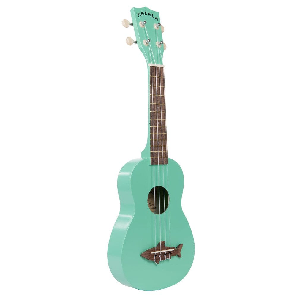 kala ukulele bundles kala mk-ss makala soprano ukulele with bajaao ub-s gig bag #color_surf-green