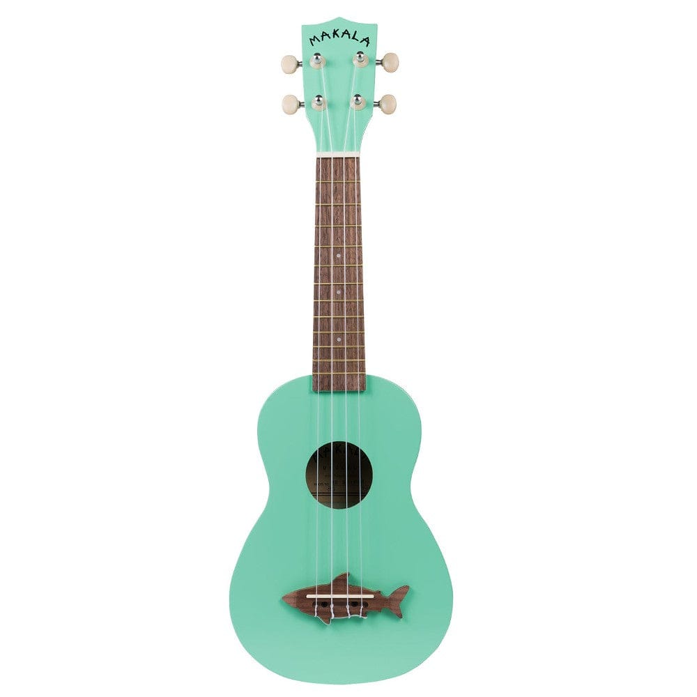 kala ukulele bundles kala mk-ss makala soprano ukulele with bajaao ub-s gig bag #color_surf-green