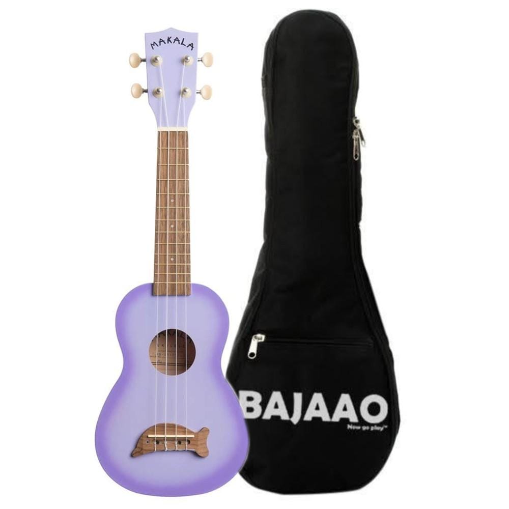 kala ukulele bundles purple burst kala mk-sd makala soprano ukulele with bajaao ub-s gig bag #color_purple-burst