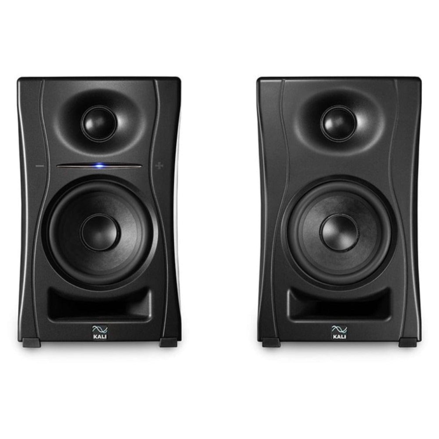 kali audio monitor speakers black kali audio lp-unf 4.5" ultra nearfield powered studio monitors