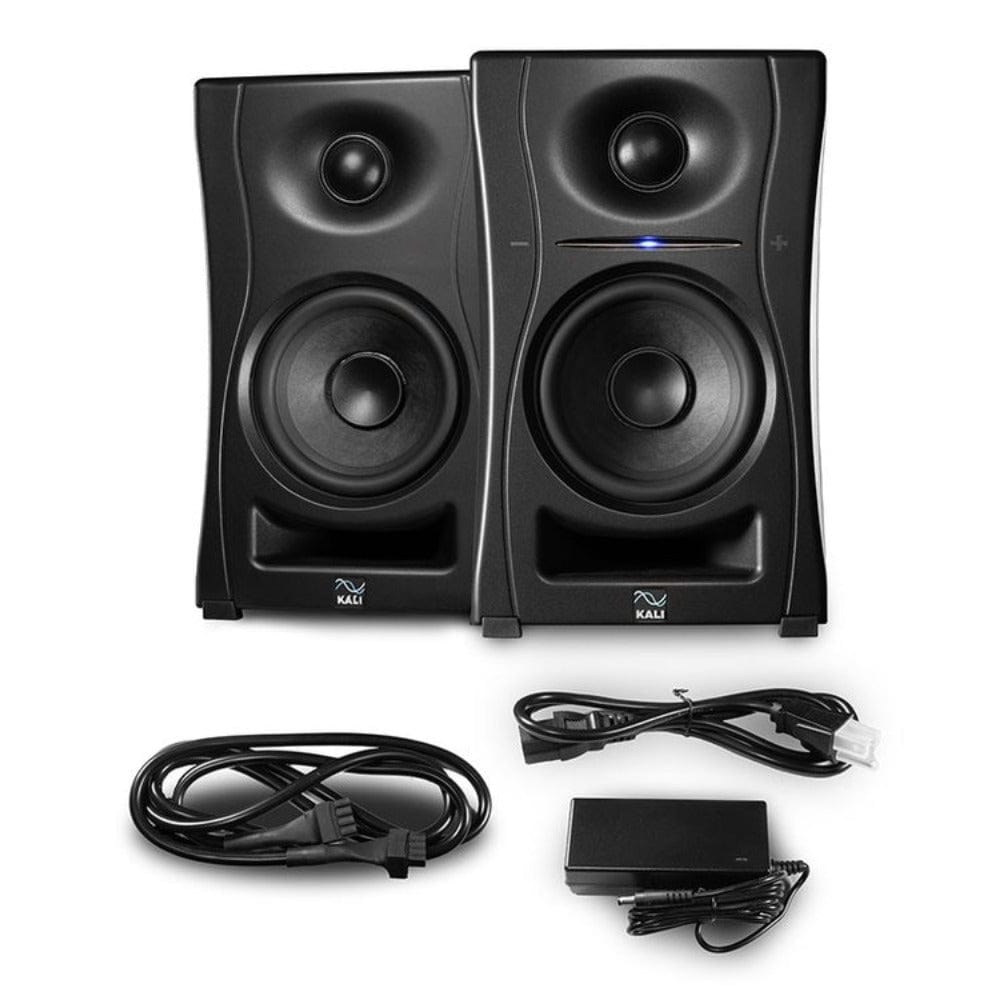 kali audio monitor speakers black kali audio lp-unf 4.5" ultra nearfield powered studio monitors - pair
