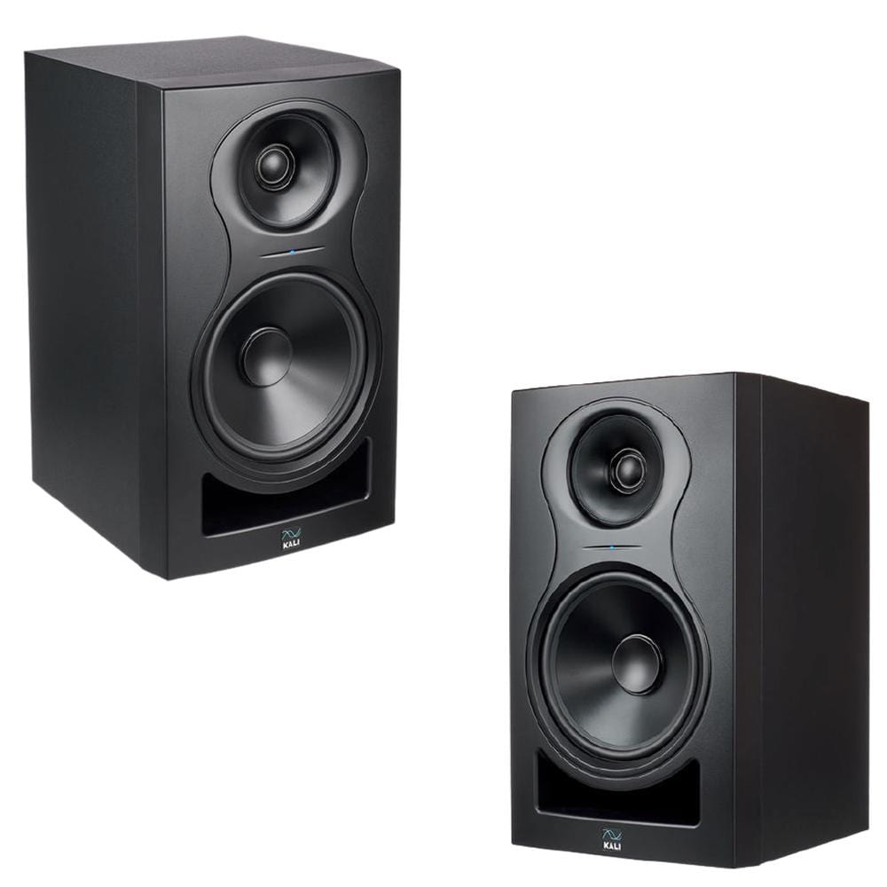 kali audio monitor speakers kali audio in-8 8 inch 3 way coincident studio monitor- black - pair