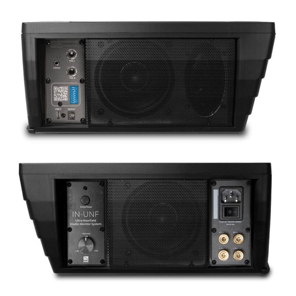 kali audio monitor speakers kali audio in-unf ultra nearfield 3-way powered studio monitor system