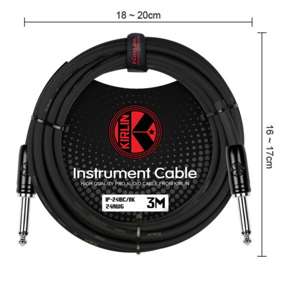 Kirlin Instrument Cables Kirlin IP-241BC 3M Original 24 Gauge Instrument Cable