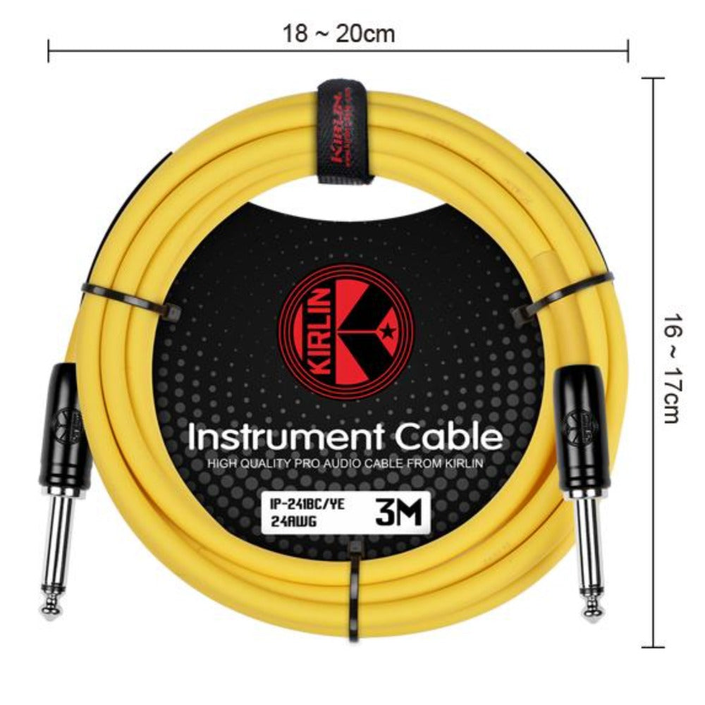 Kirlin Instrument Cables Kirlin IP-241BC 3M Original 24 Gauge Instrument Cable