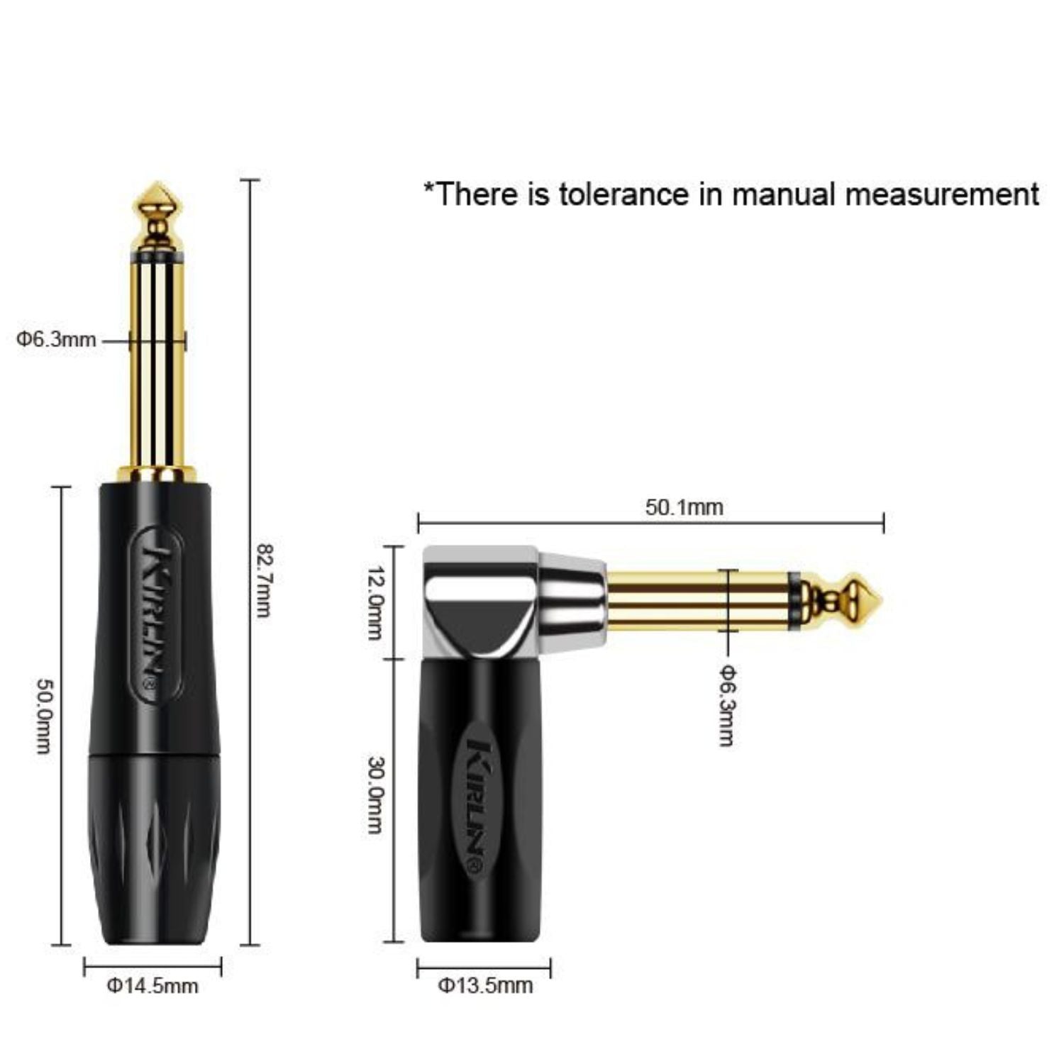 Kirlin Instrument Cables Kirlin R Angle Premium 10M Coil Instrument Cable