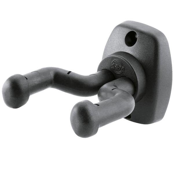 konig & meyer guitar hangers and holders konig & meyer guitar wall mount/black (16250-000-55)