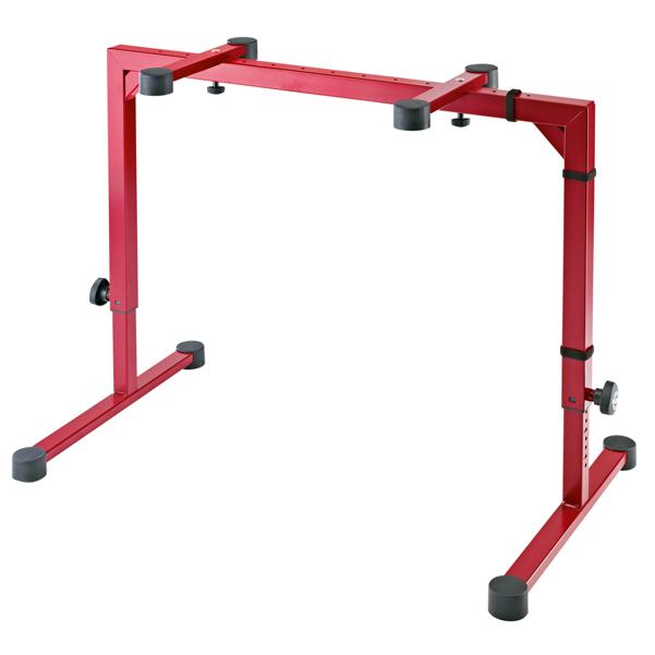 konig & meyer keyboard stands konig & meyer 18810 table style keyboard stand - omega - ruby red