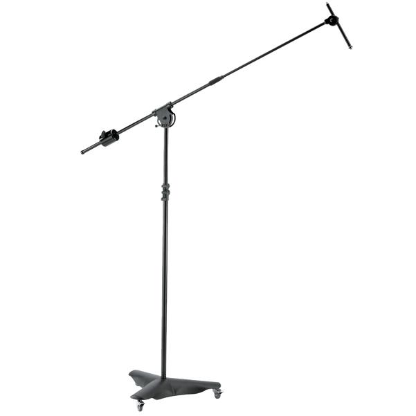konig & meyer microphone stands konig & meyer 21430-500-55 overvhead microphone stand - black