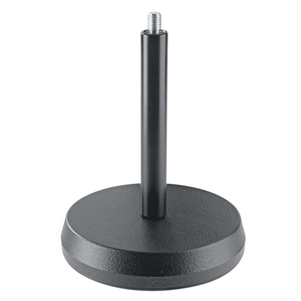 konig & meyer microphone stands konig & meyer 23200 300 55 3/8" mic table stand - black