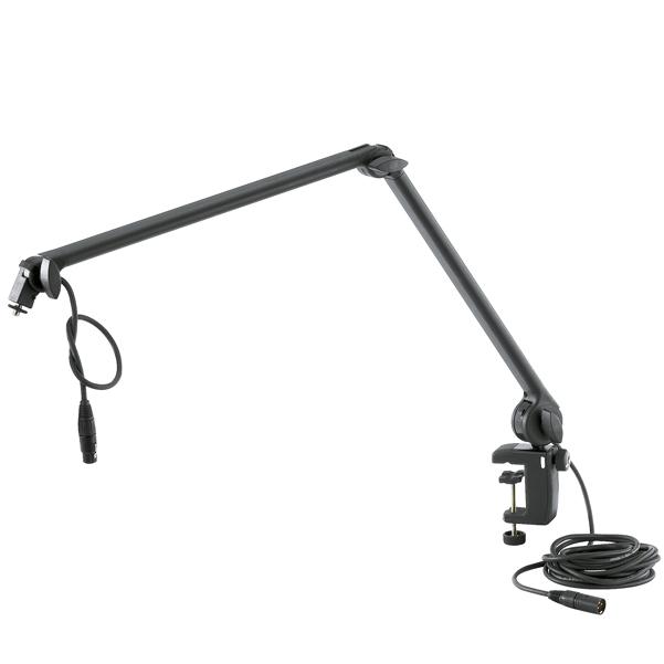 konig & meyer microphone stands konig & meyer 23860-311-55 microphone desk arm stand - black