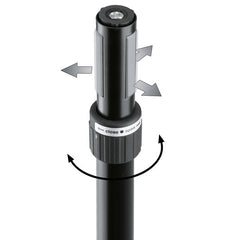Konig & Meyer Monitor, Speaker & Subwoofer Parts Konig & Meyer 21441 Adapter Sleeve Ring Lock - Black
