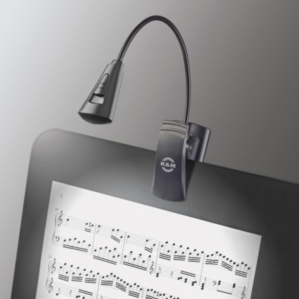 konig & meyer music stands konig & meyer 12242 000 55 music stand light with 2 led flexlight