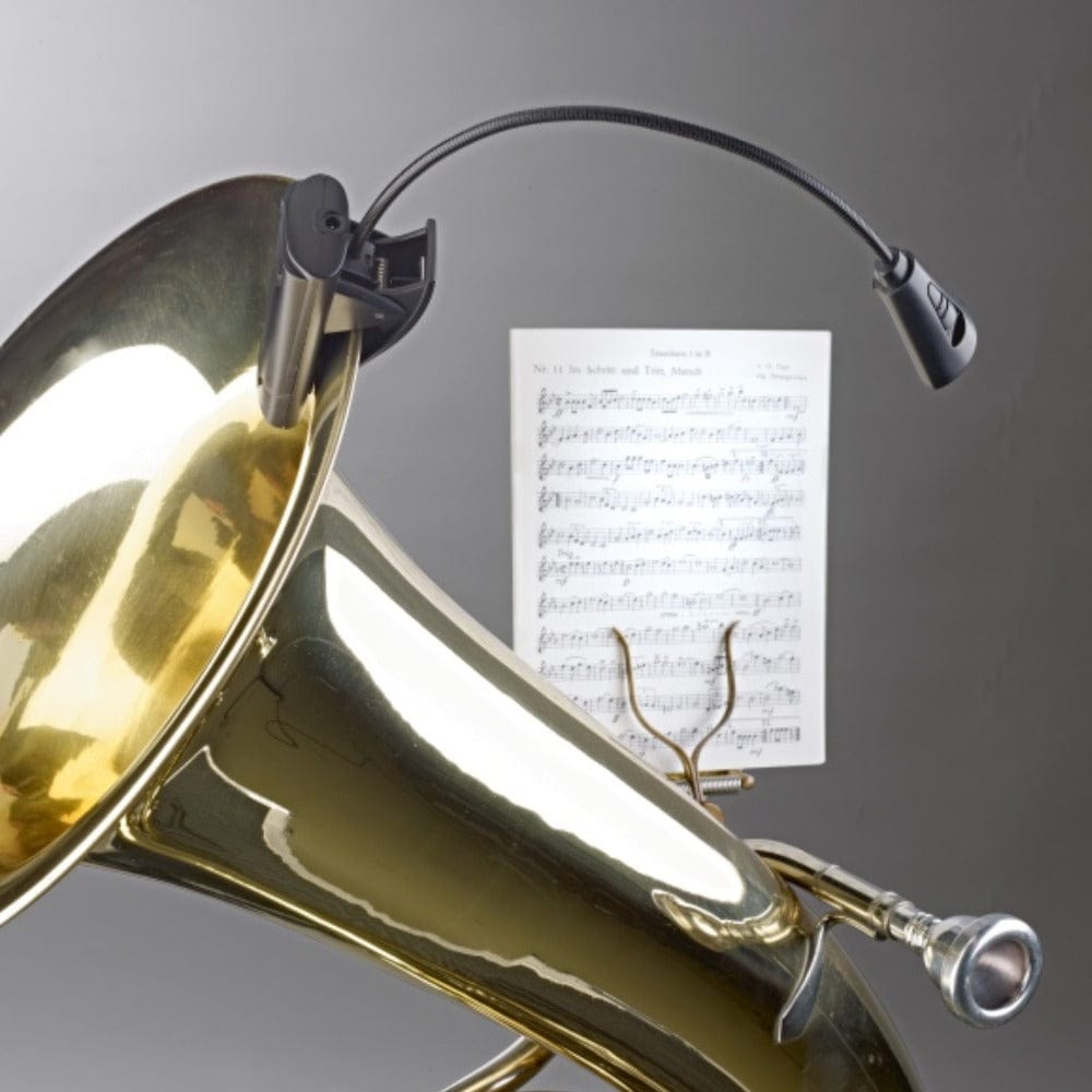 konig & meyer music stands konig & meyer 12242 000 55 music stand light with 2 led flexlight