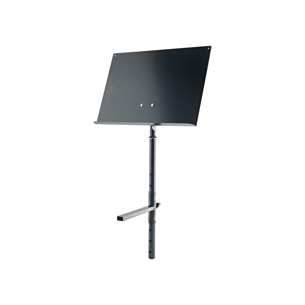 konig & meyer music stands konig & meyer 18818 000 55 music sheet holder with plate - black