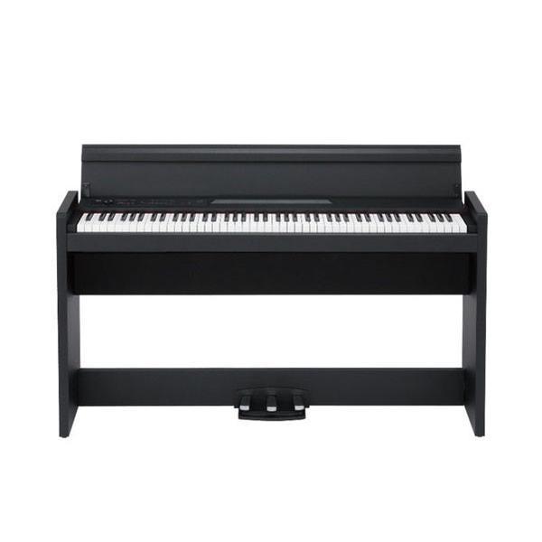 korg digital pianos black korg lp-380u 88 key digital piano #color_black,style_piano-with-stand