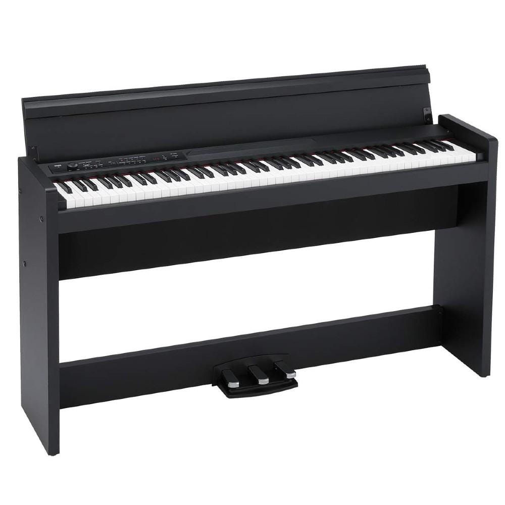 korg digital pianos korg lp-380u 88 key digital piano #color_black,style_piano-with-stand
