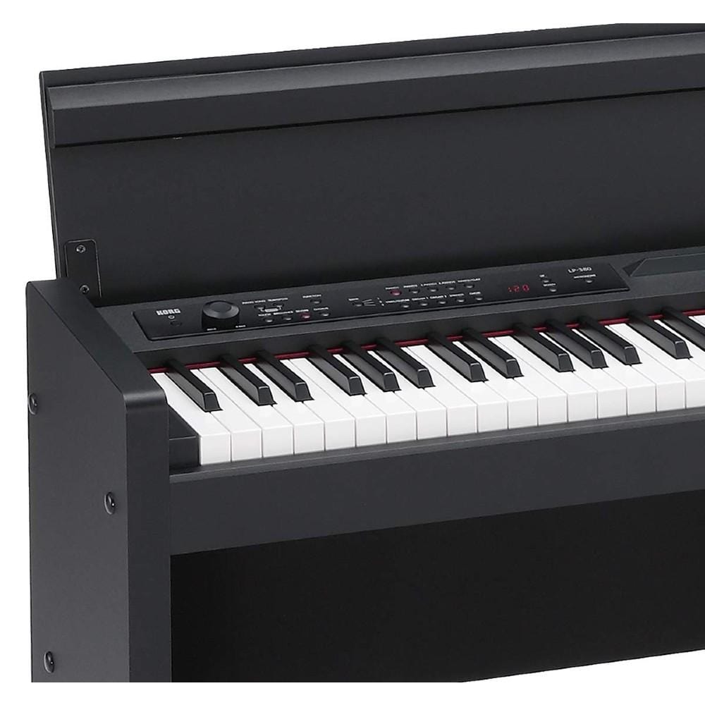 korg digital pianos korg lp-380u 88 key digital piano #color_black,style_piano-with-stand