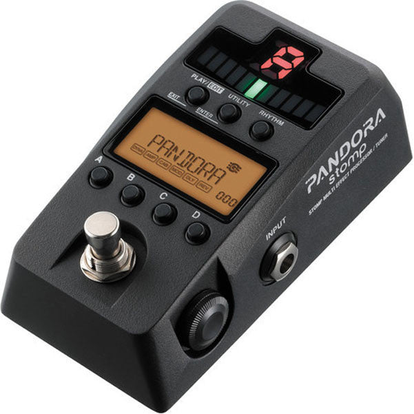 korg effect pedals korg pandora stomp multi-effect processor and tuner (black)