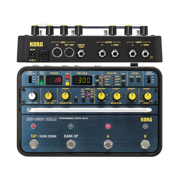 korg effect pedals korg sdd-3000 programmable digital delay pedal