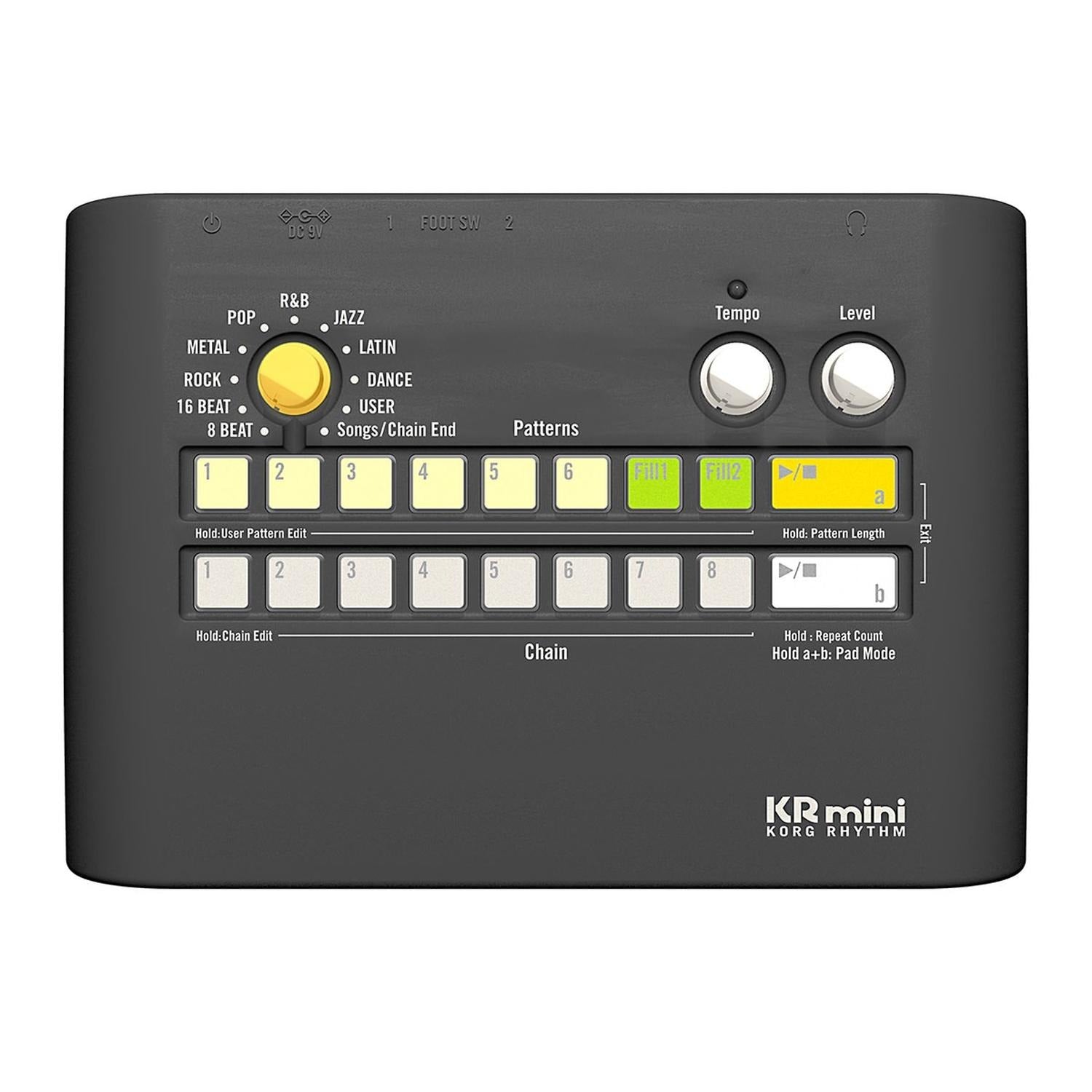 Korg Electronic Drum Kits Korg KR mini Korg Rhythm Compact Drum Machine