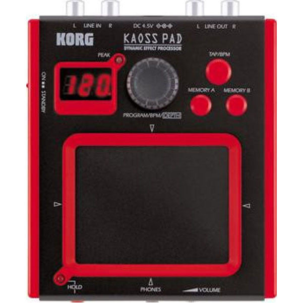korg groove production korg mini-kp kaoss pad controller