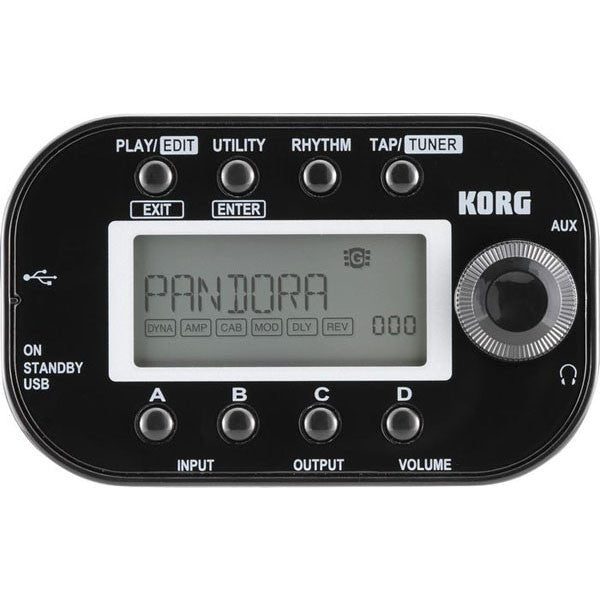 korg guitar processors korg pandora mini pxmini guitar multi-effects processor